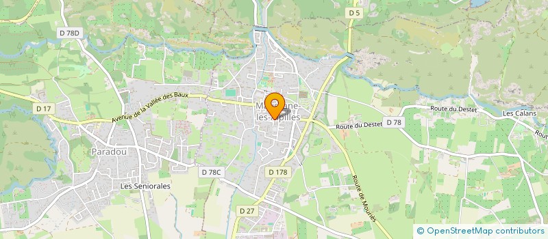 localisation de l'entreprise MADAME EVA SATHER  MAUSSANE-LES-ALPILLES