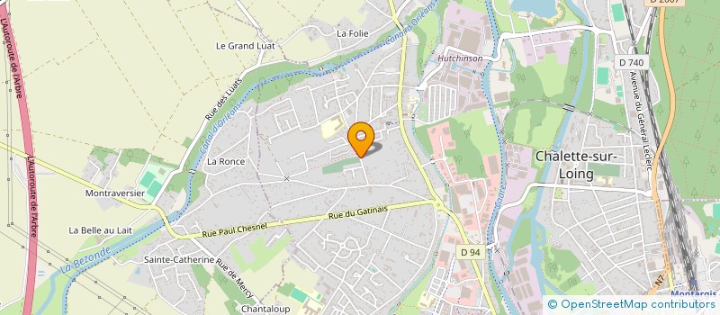localisation de l'entreprise MADAME EVA SCHWINTNER à CHALETTE-SUR-LOING