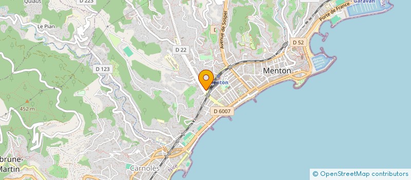 localisation de l'entreprise MADAME EVA SEIDLITZ à MENTON