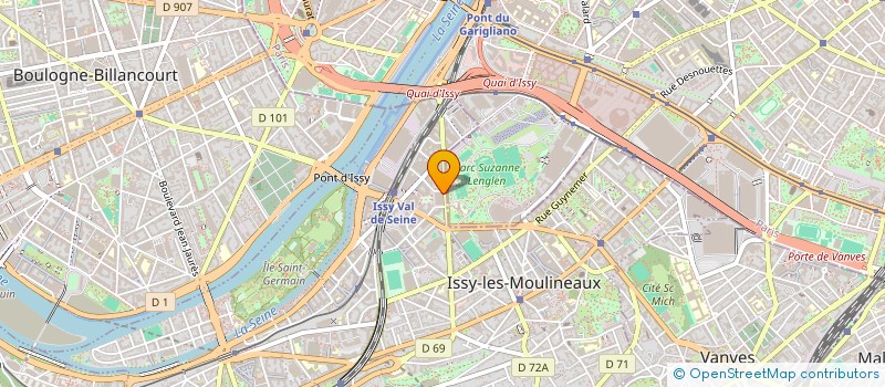 localisation de l'entreprise MADAME EVA SEKNAZI à ISSY-LES-MOULINEAUX