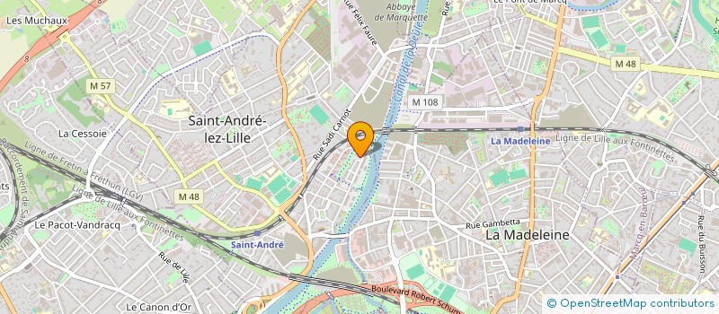 localisation de l'entreprise MADAME EVA SERRANO à SAINT-ANDRE-LEZ-LILLE