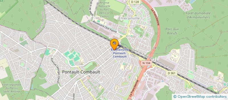 localisation de l'entreprise MADAME EVA SERRARIO à PONTAULT-COMBAULT