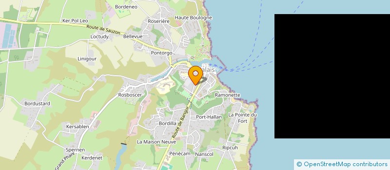 localisation de l'entreprise MADAME EVA SIMON  LE PALAIS