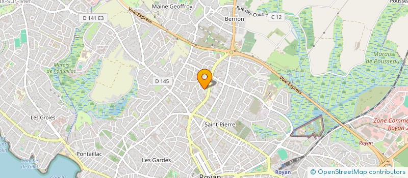 localisation de l'entreprise MADAME EVA SMADJA  ROYAN