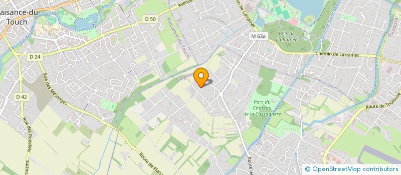 localisation de l'entreprise MADAME EVA SOLE  CUGNAUX