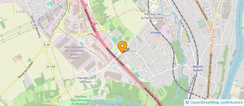 localisation de l'entreprise MADAME EVA SOULAGNET  VILLABE