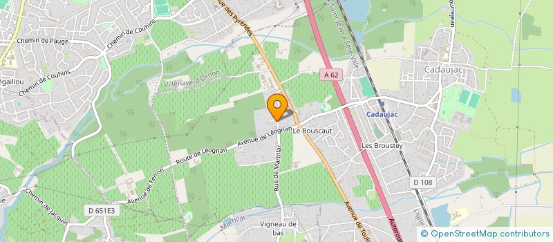 localisation de l'entreprise MADAME EVA SOURBES  CADAUJAC