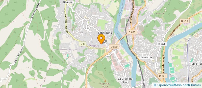 localisation de l'entreprise MADAME EVA SYLVESTRE  PRADINES