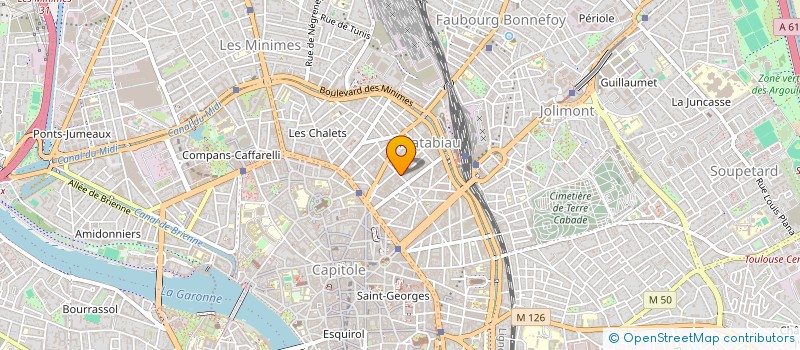 localisation de l'entreprise MADAME EVA SYPNIEWSKI  TOULOUSE