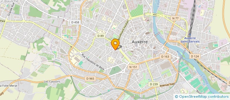 localisation de l'entreprise MADAME EVA SYPSAS-CLISSON à AUXERRE