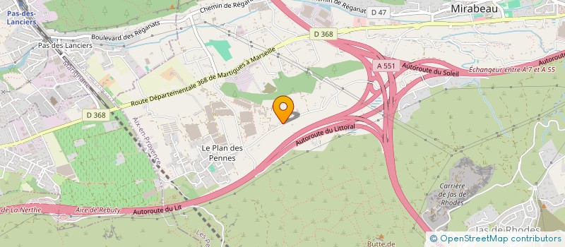 localisation de l'entreprise MADAME EVA TAGLIAFICO à LES PENNES-MIRABEAU