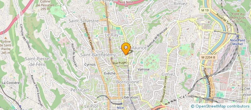 localisation de l'entreprise MADAME EVA TANCREDI à NICE