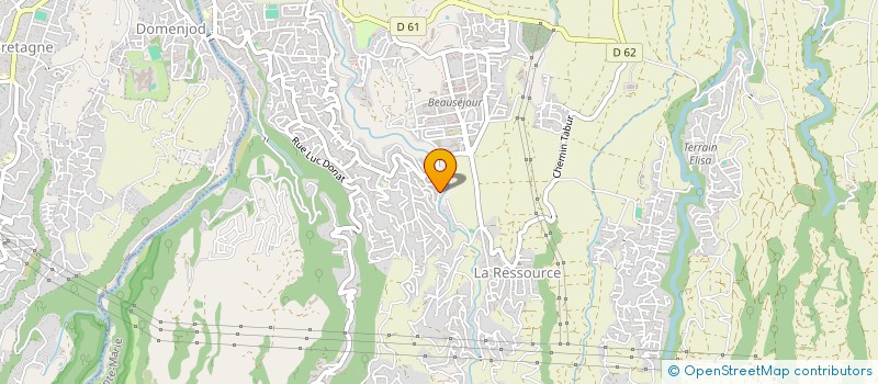 localisation de l'entreprise MADAME EVA TANTALIDES  SAINTE-MARIE