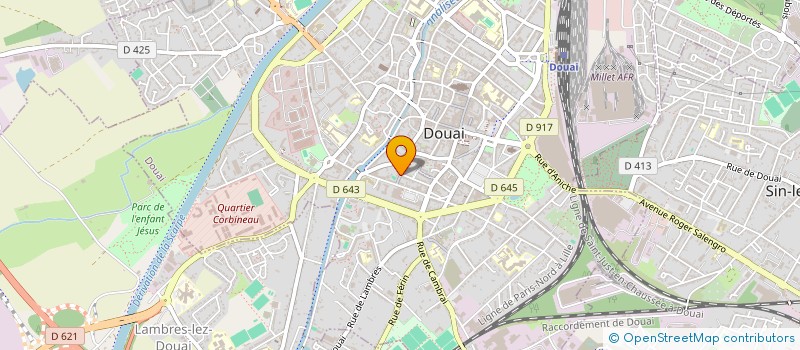 localisation de l'entreprise MADAME EVA TANTART  DOUAI