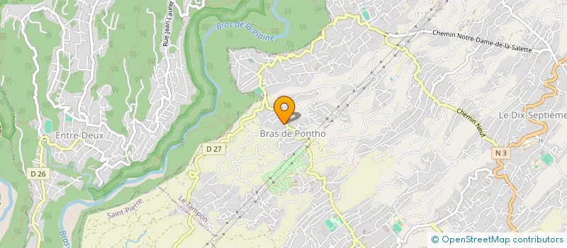 localisation de l'entreprise MADAME EVA TAPIE  LE TAMPON