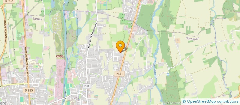 localisation de l'entreprise MADAME EVA TARDIO  AUREILHAN