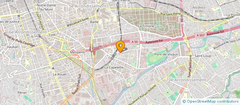 localisation de l'entreprise MADAME EVA TAVERNIER à MARSEILLE