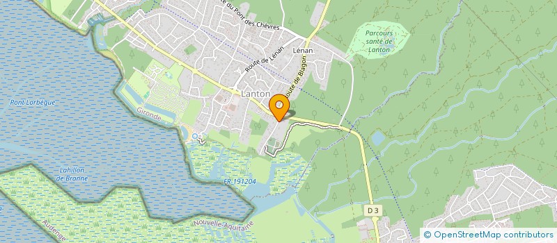 localisation de l'entreprise MADAME EVA THAURY  LANTON