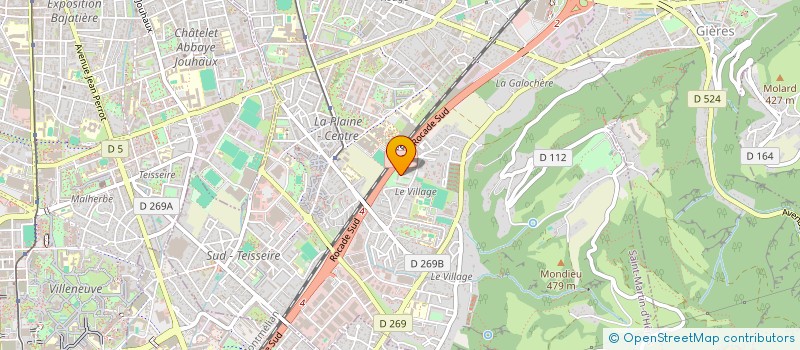 localisation de l'entreprise MADAME EVA THOMAS à SAINT-MARTIN-D'HERES