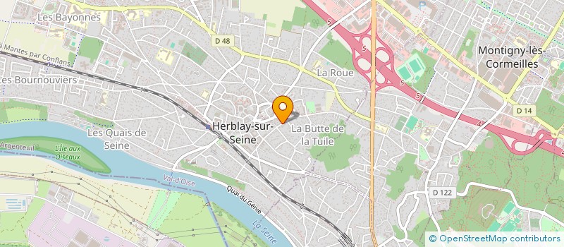 localisation de l'entreprise MADAME EVA TOLEDANO PEREZ  HERBLAY-SUR-SEINE