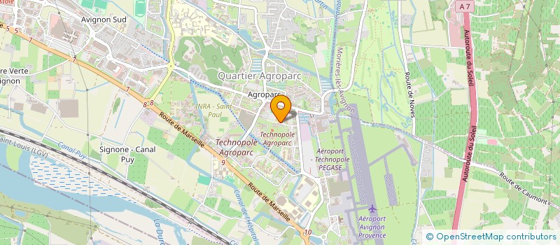 localisation de l'entreprise MADAME EVA TOULOUSE  AVIGNON