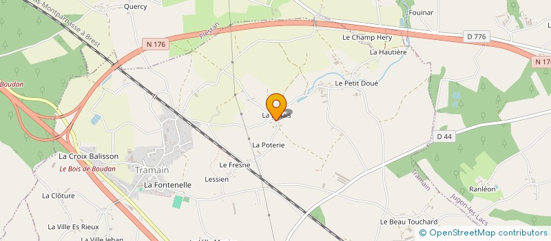 localisation de l'entreprise MADAME EVA TOURY à TRAMAIN