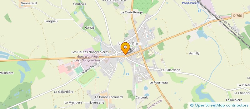 localisation de l'entreprise MADAME EVA TOUZARD à NEUILLE-PONT-PIERRE