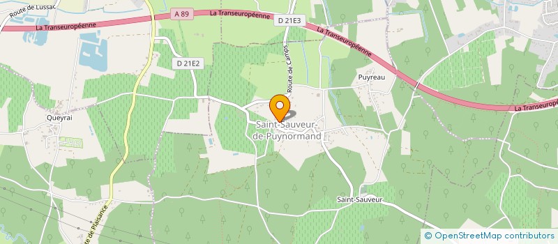 localisation de l'entreprise MADAME EVA TREPAUD  SAINT-SAUVEUR-DE-PUYNORMAND