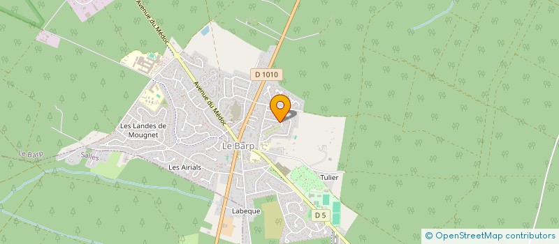 localisation de l'entreprise MADAME EVA TRICHET à LE BARP