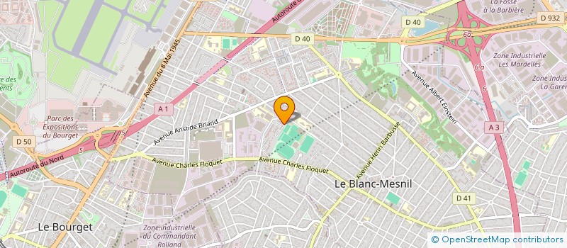 localisation de l'entreprise MADAME EVA TROCHAIN à LE BLANC-MESNIL