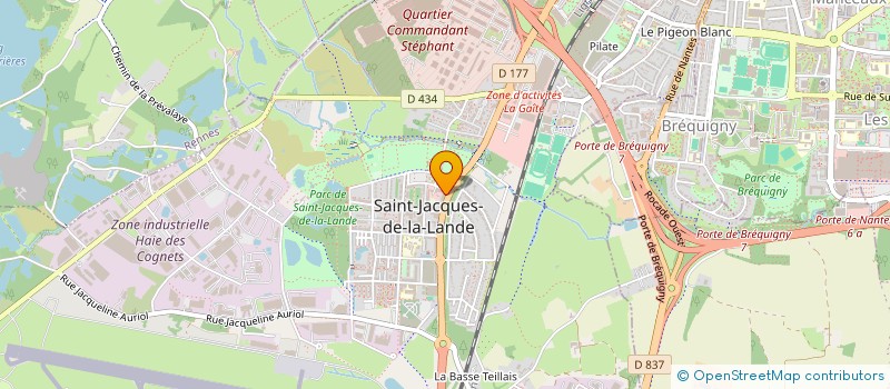 localisation de l'entreprise MADAME EVA TUFFELLI  SAINT-JACQUES-DE-LA-LANDE