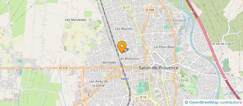 localisation de l'entreprise MADAME EVA UGHETTO à SALON-DE-PROVENCE