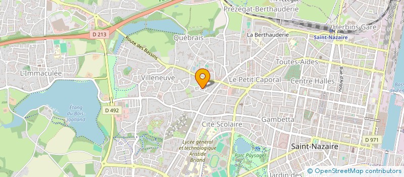 localisation de l'entreprise MADAME EVA UGHINI  SAINT-NAZAIRE