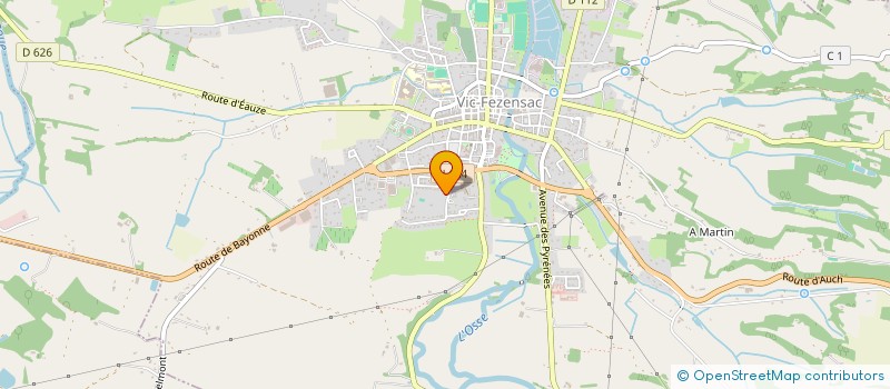 localisation de l'entreprise MADAME EVA VALENTE AZEVEDO  VIC-FEZENSAC