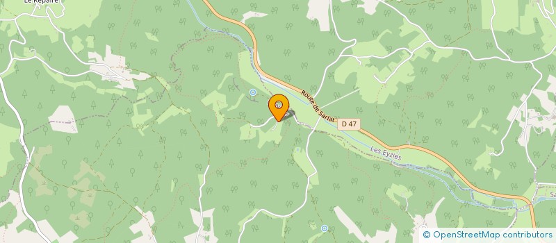 localisation de l'entreprise MADAME EVA VAN DER STOUWE  MEYRALS