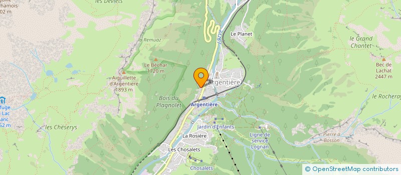 localisation de l'entreprise MADAME EVA VERES  CHAMONIX-MONT-BLANC