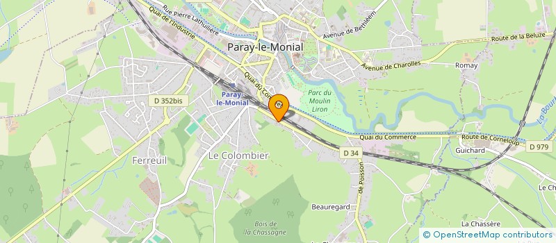 localisation de l'entreprise MADAME EVA VILLAR  PARAY-LE-MONIAL