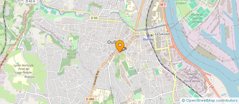 localisation de l'entreprise MADAME EVA VIOLET--MAZZOLA  OULLINS-PIERRE-BENITE