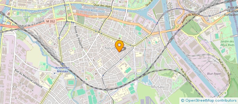 localisation de l'entreprise MADAME EVA VONGERICHTEN à STRASBOURG