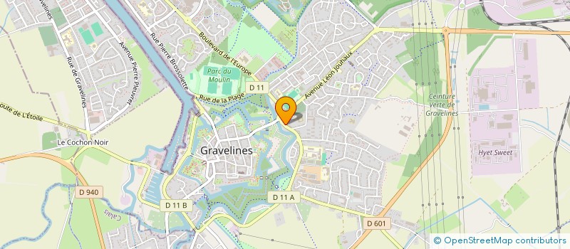 localisation de l'entreprise MADAME EVA WADOUX à GRAVELINES
