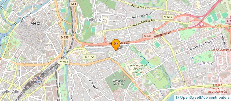 localisation de l'entreprise MADAME EVA WENNER à METZ