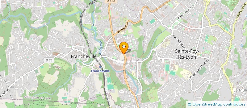 localisation de l'entreprise MADAME EVA YAMANI  FRANCHEVILLE