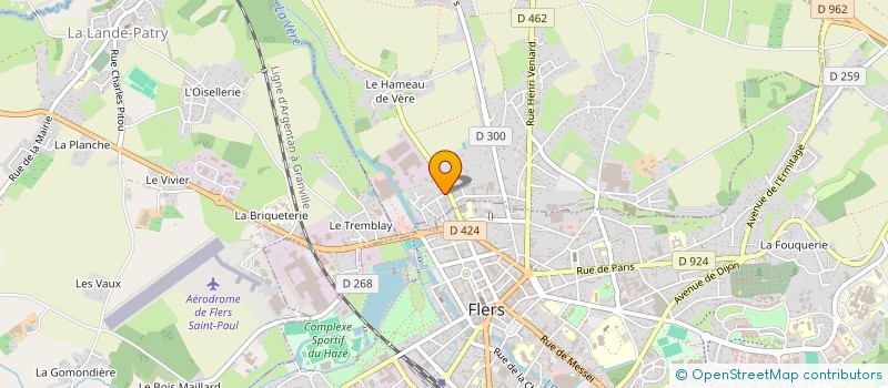 localisation de l'entreprise MADAME EVA YVER à SAINT-GEORGES-DES-GROSEILLERS