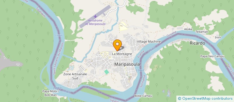 localisation de l'entreprise MADAME EVANA DOSOU  MARIPASOULA