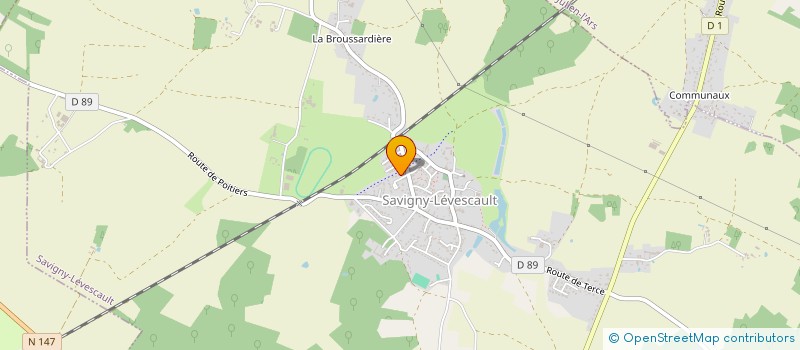 localisation de l'entreprise MADAME EVANA SERVANT  SAVIGNY-LEVESCAULT