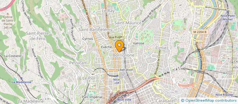 localisation de l'entreprise MADAME EVANGELIA STAGKOGIANNI AKTYPI à NICE