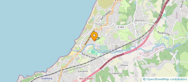 localisation de l'entreprise MADAME EVANGELINA IRAZOQUI à BIDART