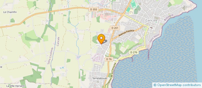 localisation de l'entreprise MADAME EVANGELINE BROUILLARD  CANCALE