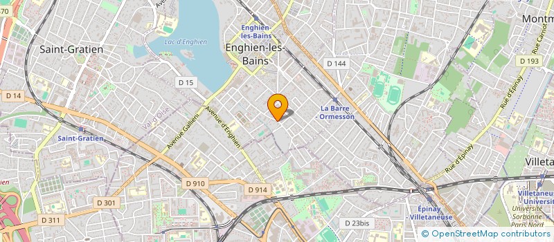localisation de l'entreprise MADAME EVANGELINE FONT à ENGHIEN-LES-BAINS