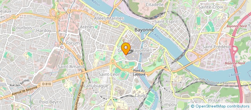 localisation de l'entreprise MADAME EVANGELINE RIDE à BAYONNE